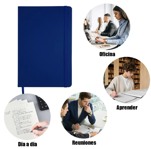 Foto 3 pulgar | Set Elegante De Libreta Xtellar En Poliuretano Y Bolígrafo De Alta Calidad