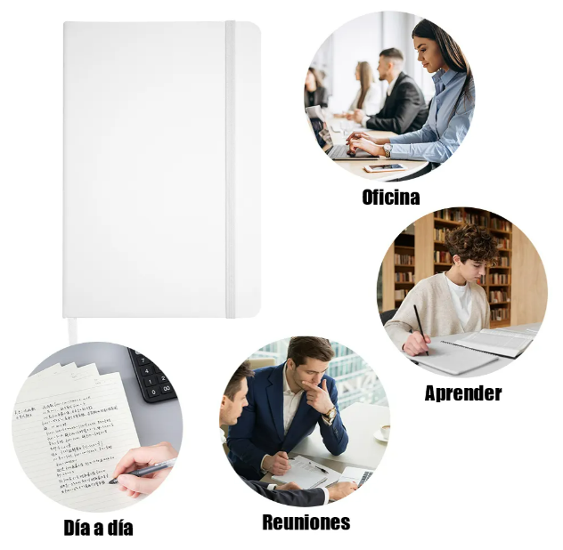 Foto 3 pulgar | Set Elegante De Libreta Xtellar En Poliuretano Y Bolígrafo De Alta Calidad