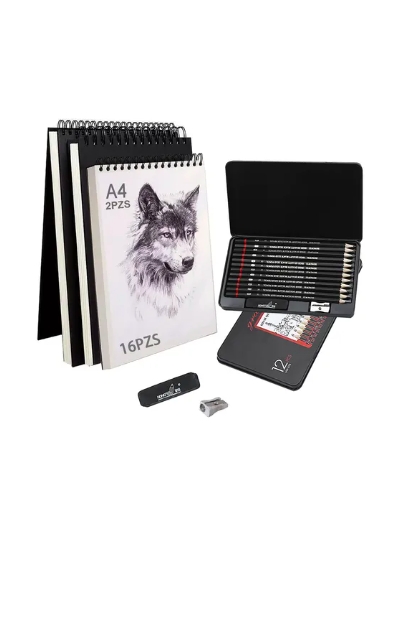 Foto 2 pulgar | 16pcs Set De Cuaderno Xtellar Dibujo O Papel Para Acuarelacon Lápiz