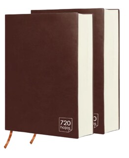 Foto 1 | Xtellar Set De 2 Cuadernos Exclusivos Para Dibujo Y Notas 720 Páginas Cuero Pu Impermeable