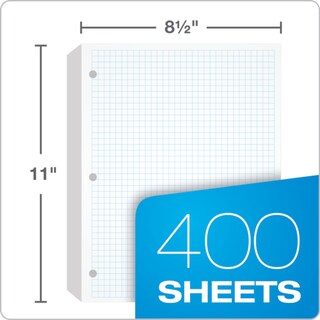 Foto 2 | Papel De Relleno Oxford 4x4 Graph Rule 21 59 X 27 94 Cm 400 Hojas - Venta Internacional.