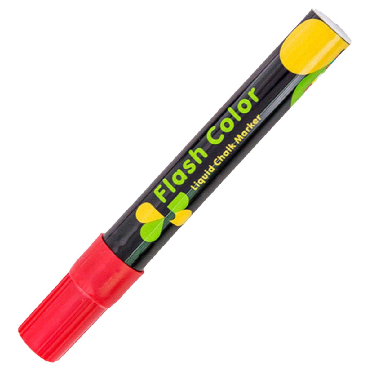 Foto 4 pulgar | Plumón para Vidrio Office Supply Mxkyr-001 1pieza Rojo Neón