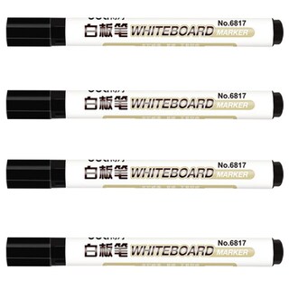 Foto 2 | Marcador de Pizarron Office Supply Mxmrg-004 4 Piezas Negro