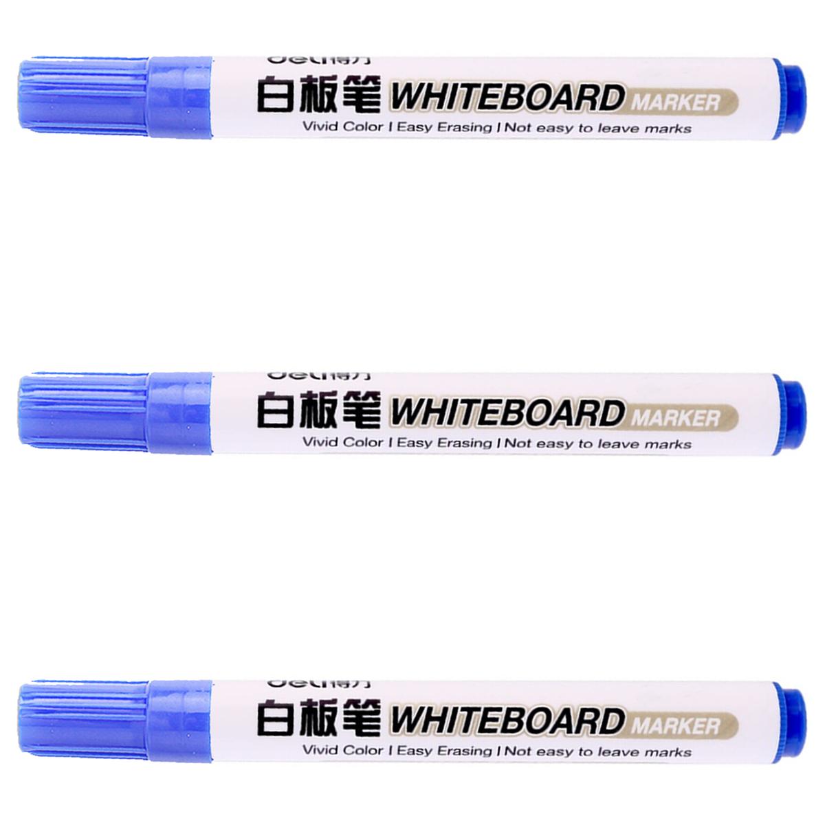 Foto 1 | Plumón para Pizarrón Office Supply Mxmrx-003 3 Piezas Azul