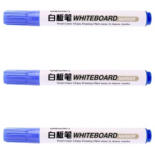 Foto 2 | Plumón para Pizarrón Office Supply Mxmrx-003 3 Piezas Azul