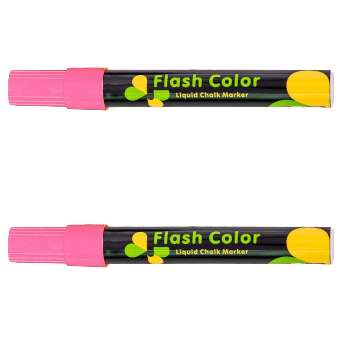 Foto 1 | Plumón Borrable Office Supply Mxmqk-002 2 Piezas Rosa Neón