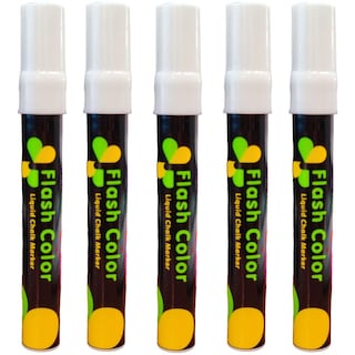 Foto 1 | Marcadores para Vidrio Borrables Office Supply Mxmqw-005 5 Piezas Blanco Neón