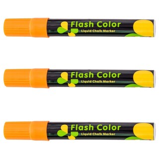Foto 1 | Marcadores Office Supply Mxmqo003 color Naranja Neón 3 Piezas