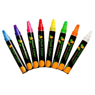 Foto 3 | Marcadores Office Supply Mxkyc-001 colores Neones 8 Piezas