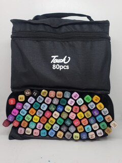 Foto 4 | Estuche De Plumones 80 Pzas Doble Punta