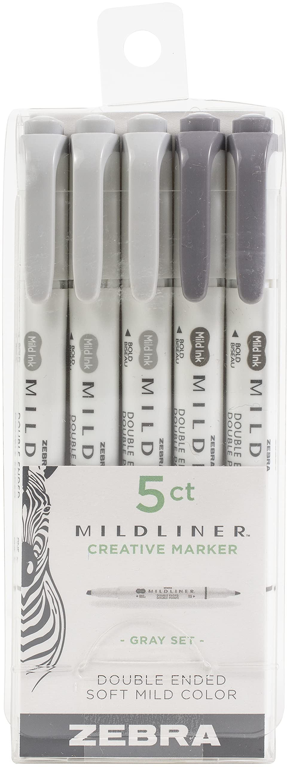 Foto 2 pulgar | Rotulador Zebra Pen Grays Zebra Highliter, 5 Unidades, Paquete De 5 - Venta Internacional.