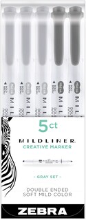 Foto 2 | Rotulador Zebra Pen Grays Zebra Highliter, 5 Unidades, Paquete De 5 - Venta Internacional.