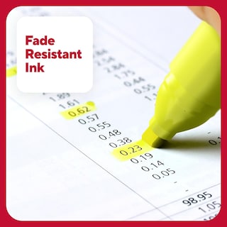 Foto 7 | Iluminador De Tanque Staples Tru Red Con Punta Cincelada, Color Amarillo, Docena - Venta Internacional.