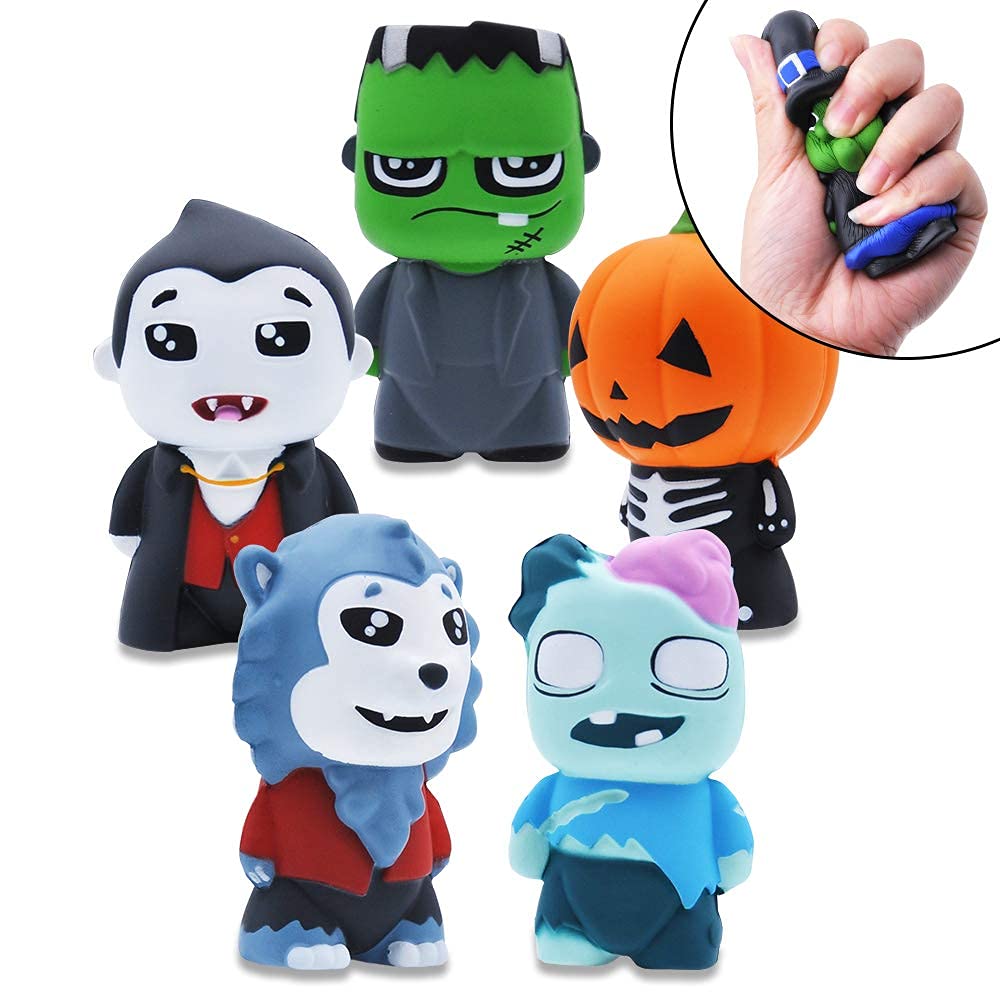 Foto 7 pulgar | Juego De Manualidades Para Colorear Joyin Halloween Squishy Toys Con 6 Caracteres - Venta Internacional.