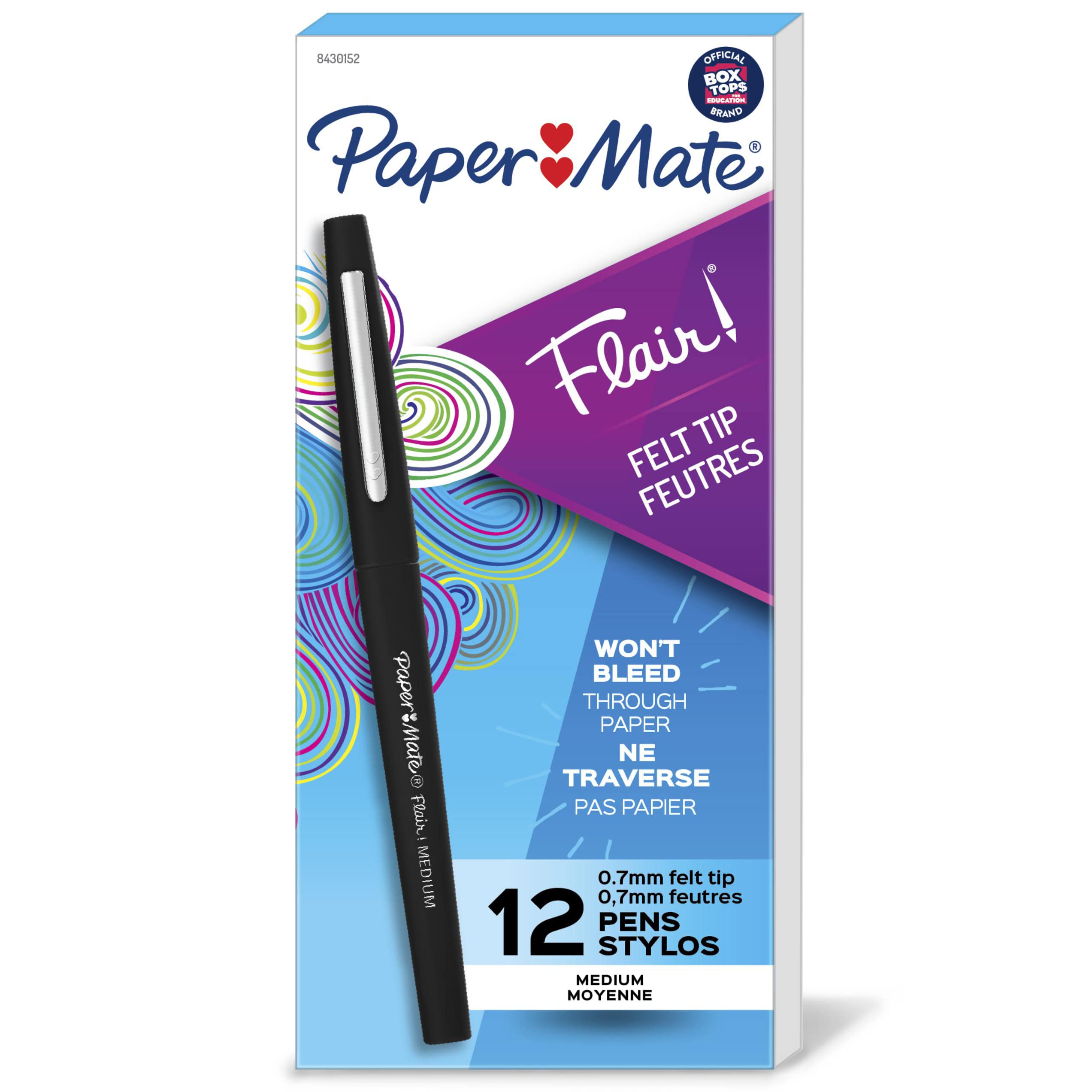 Foto 2 pulgar | Pen Paper Mate Flair Point-guard, Punta Porosa, 0,7 Mm, Negro, 12 Unidades - Venta Internacional.
