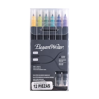 Foto 1 | Set Con 12 Marcadores De Color Para Caligrafía Speedball