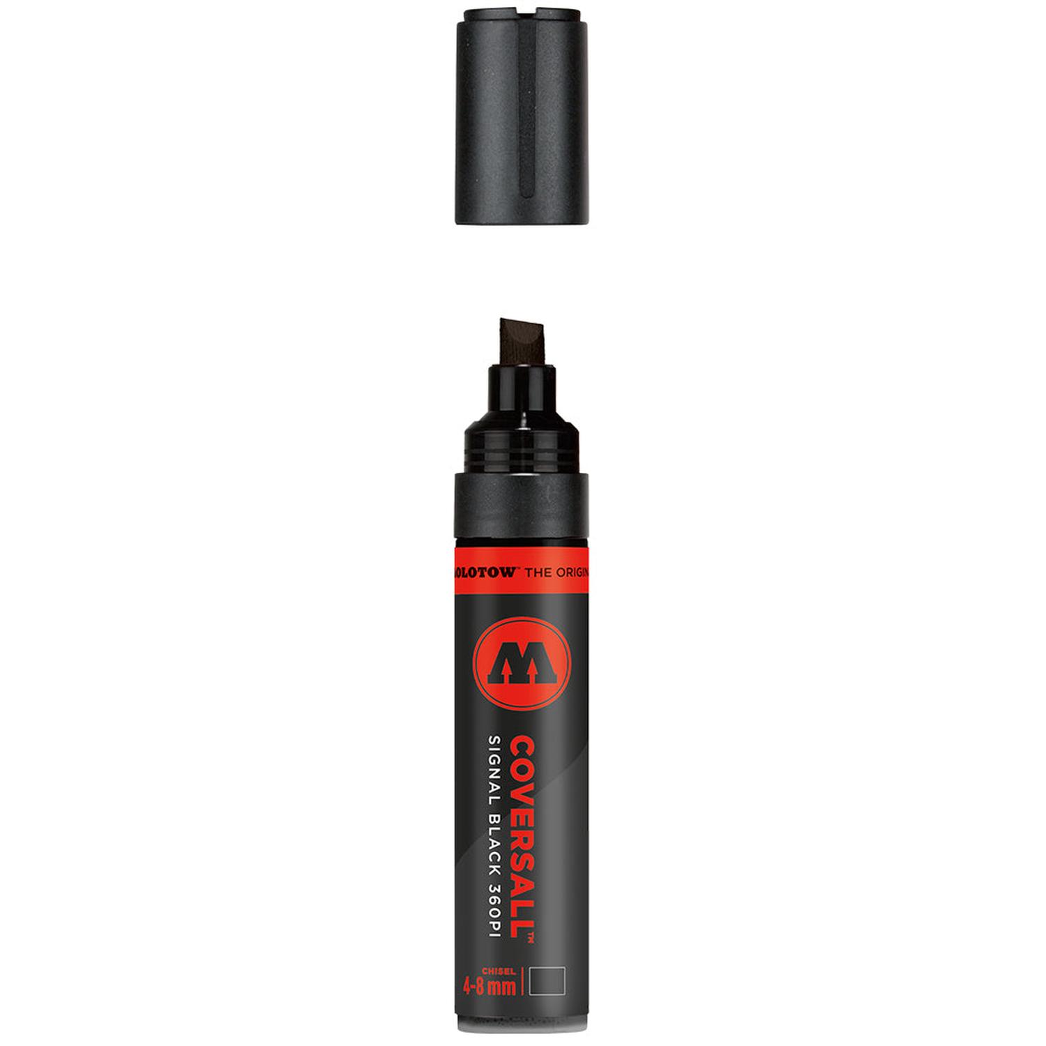 Marcador Permanente Coversall Negro Molotow