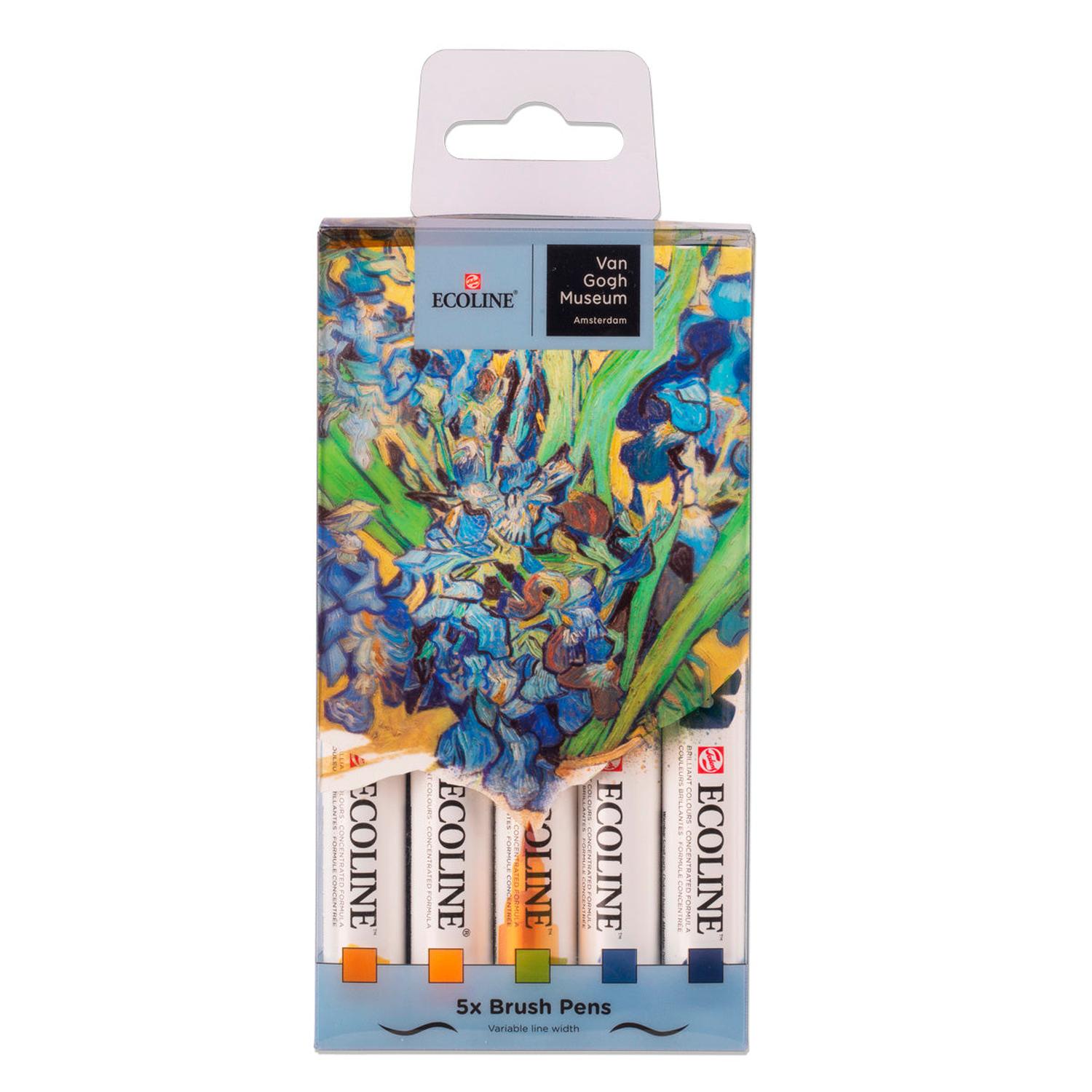 Estuche Con 5 Marcadores Ecoline Brush Pen Royal Talens