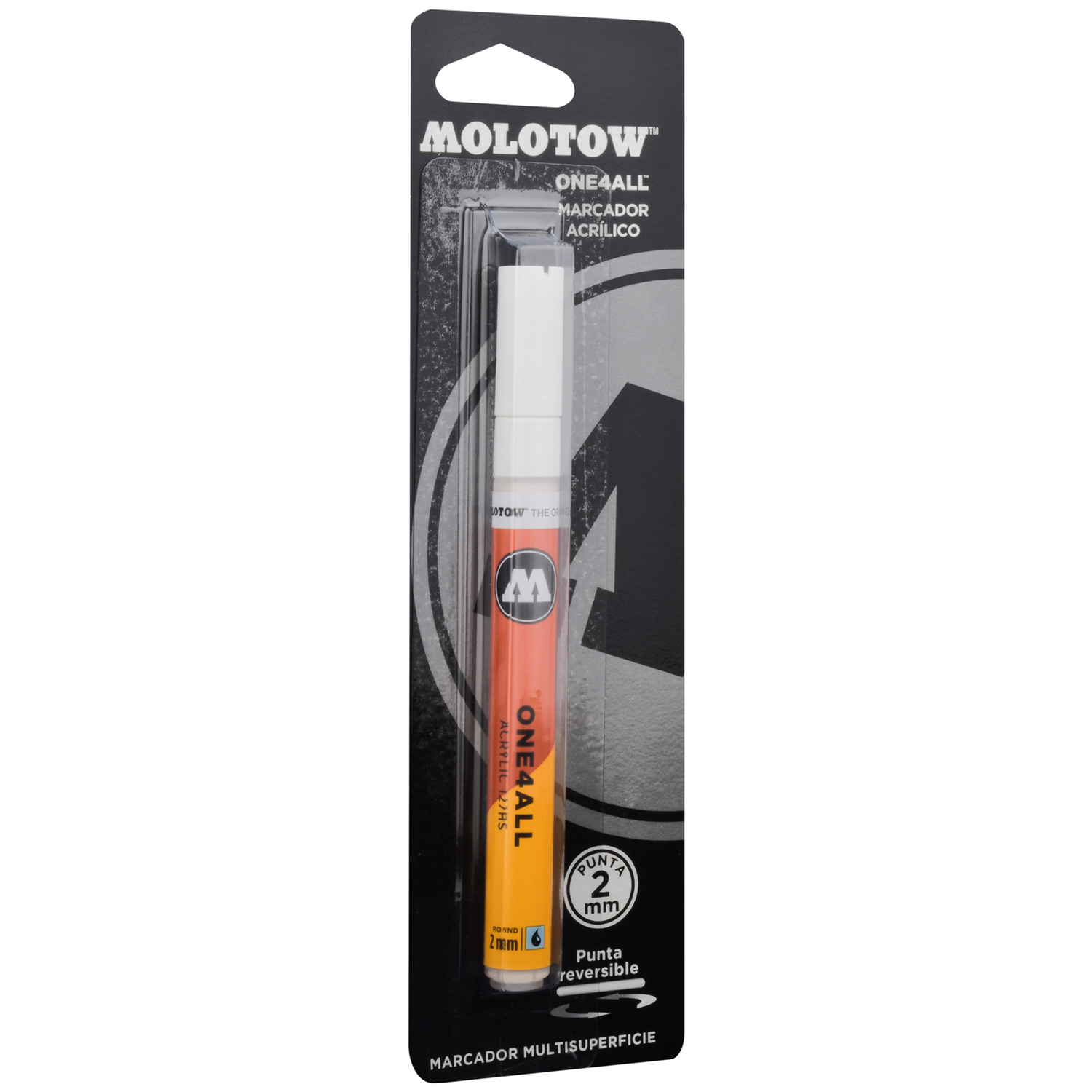 Foto 4 pulgar | Blister Con Marcador 2mm Signal White Molotow