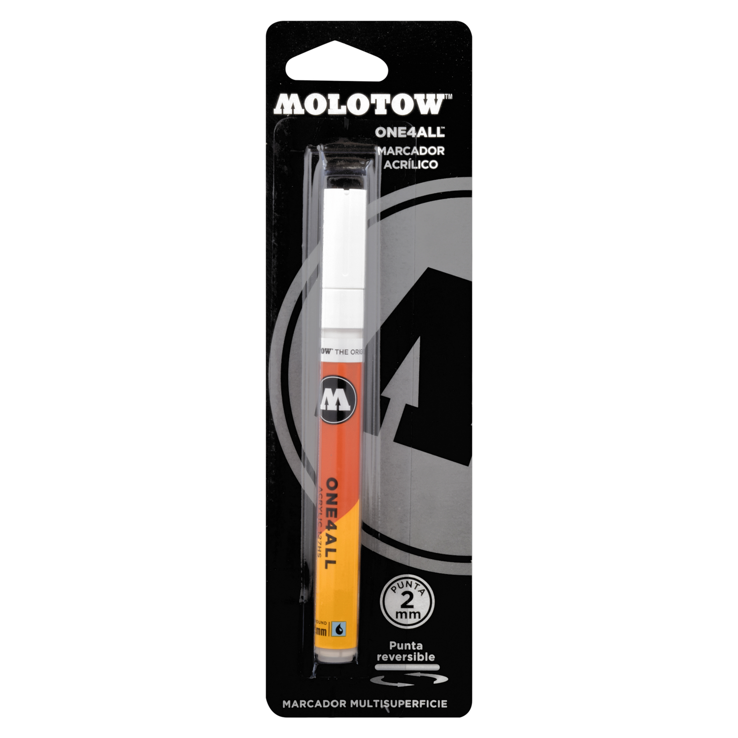 Foto 5 pulgar | Blister Con Marcador 2mm Signal White Molotow
