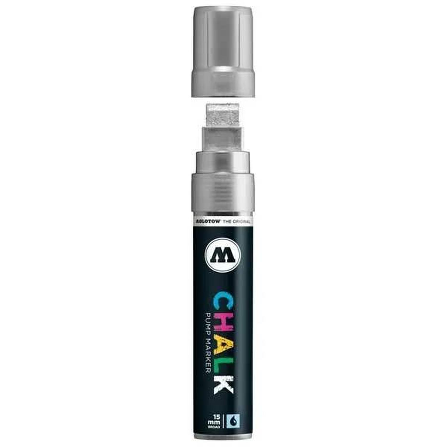 Foto 2 | Marcador Chalk Metallic Punta Biselada 15mm Molotow