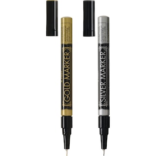 Foto 3 | Marcadores de Pintura Pilot Metallic Permanente Dorado y Plateado - Venta Internacional