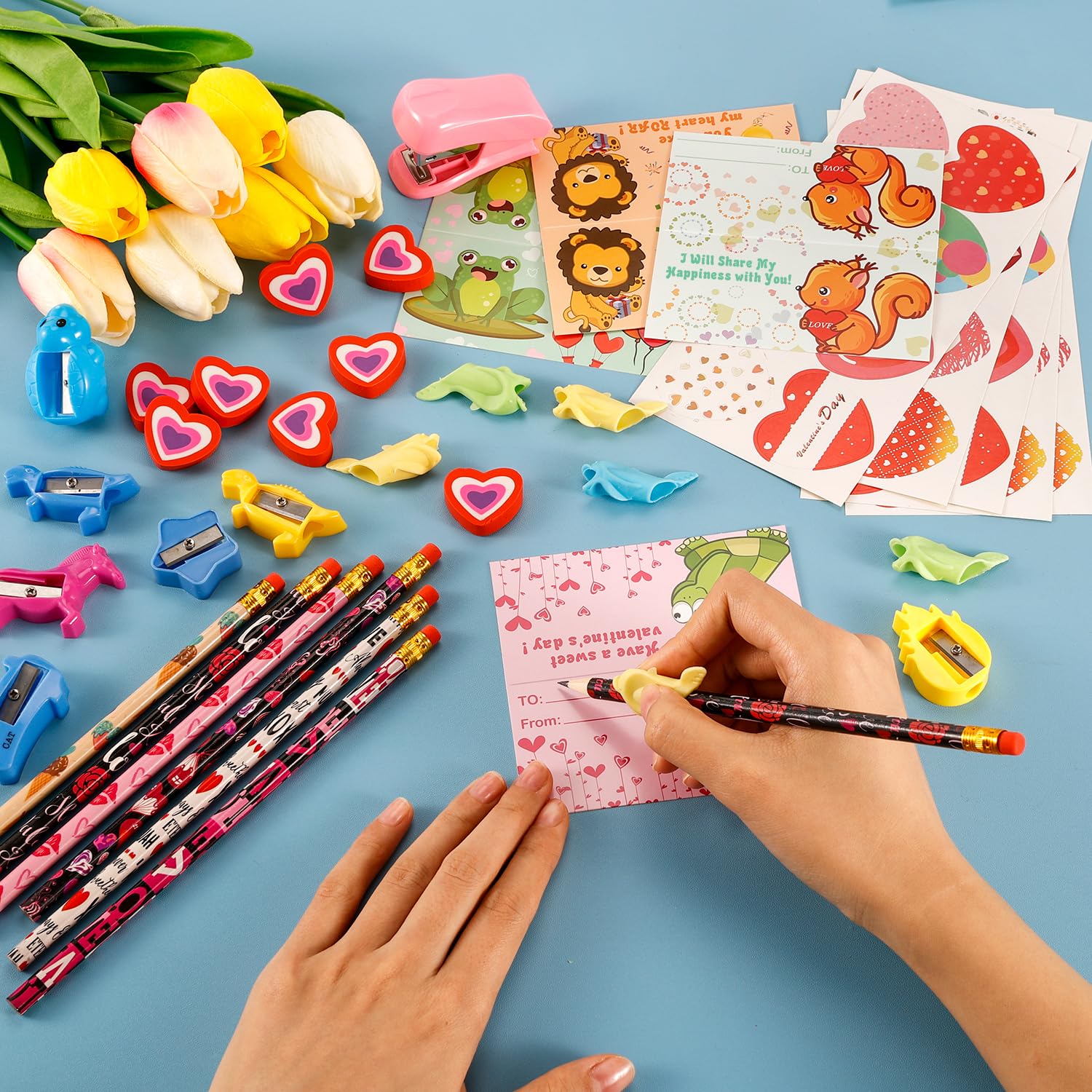 Foto 4 pulgar | Kit De Papelería Para Niños Con Una Excelente Relación Calidad-precio Para El Día De San Valentín - Venta Internaci