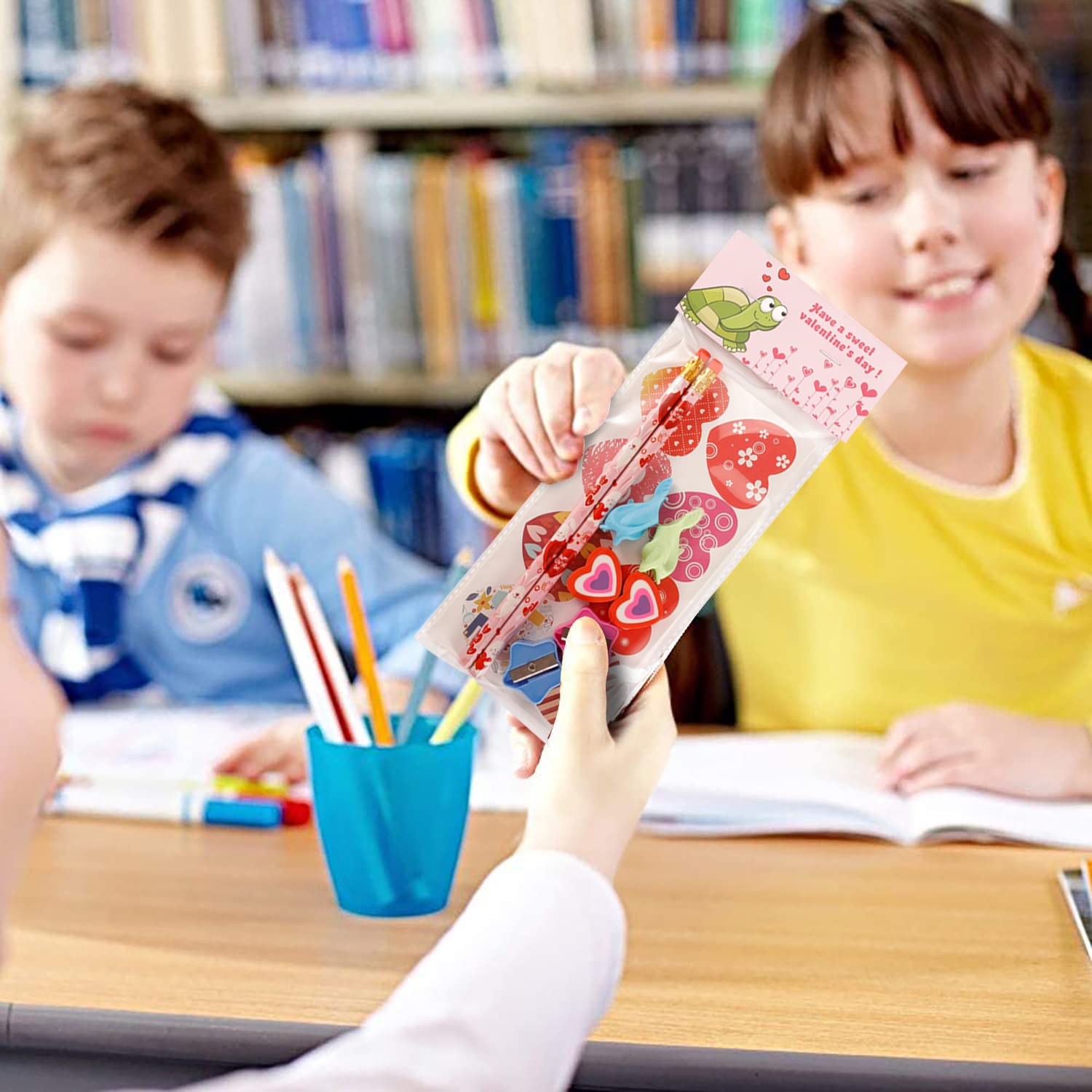 Foto 8 pulgar | Kit De Papelería Para Niños Con Una Excelente Relación Calidad-precio Para El Día De San Valentín - Venta Internaci