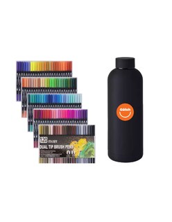 Foto 1 | 120 Plumones Doble Punta + Termo Güish Gratis