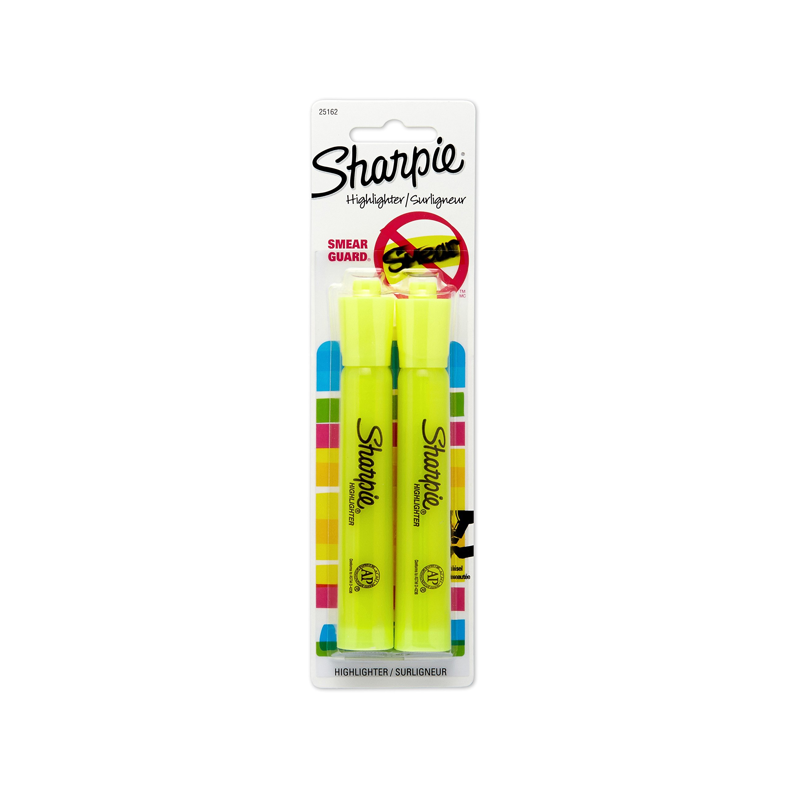 Foto 2 pulgar | Iluminador Sharpie Accent Estilo Tanque Amarillo Fluorescente, Paquete De 2 - Venta Internacional.