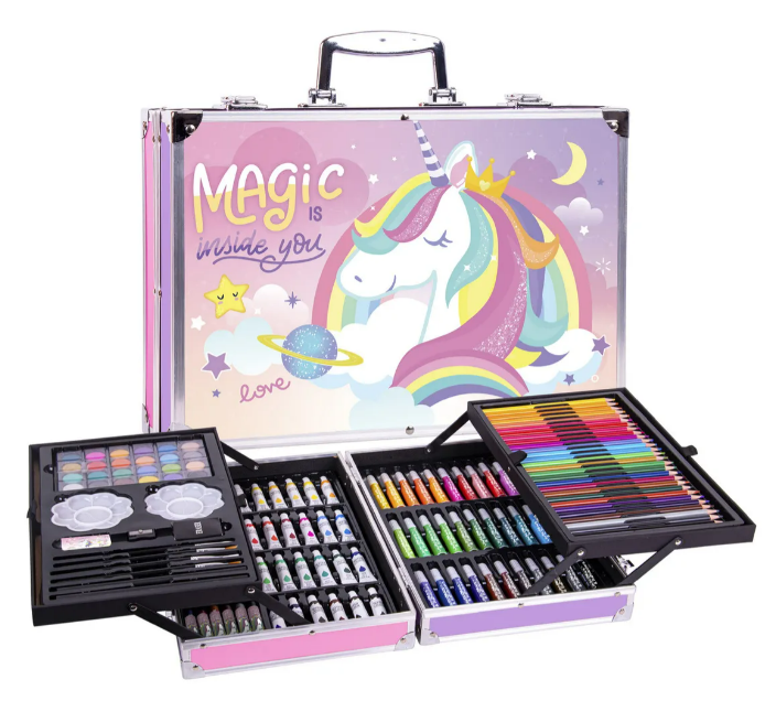 Foto 2 pulgar | Xtellar Set De Arte Profesional Unicorns And Rainbows Plegable