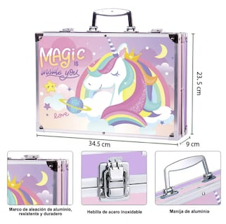 Foto 2 | Xtellar Set De Arte Profesional Unicorns And Rainbows Plegable