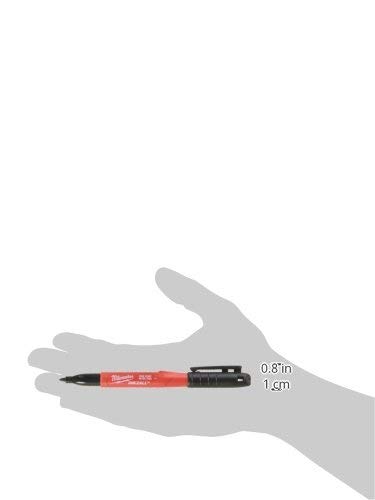Foto 4 pulgar | Rotulador Permanente Inkzall Jobsite De Punta Fina Milwaukee 48-22-3100, Color Negro (paquete De 24) - Venta Internac