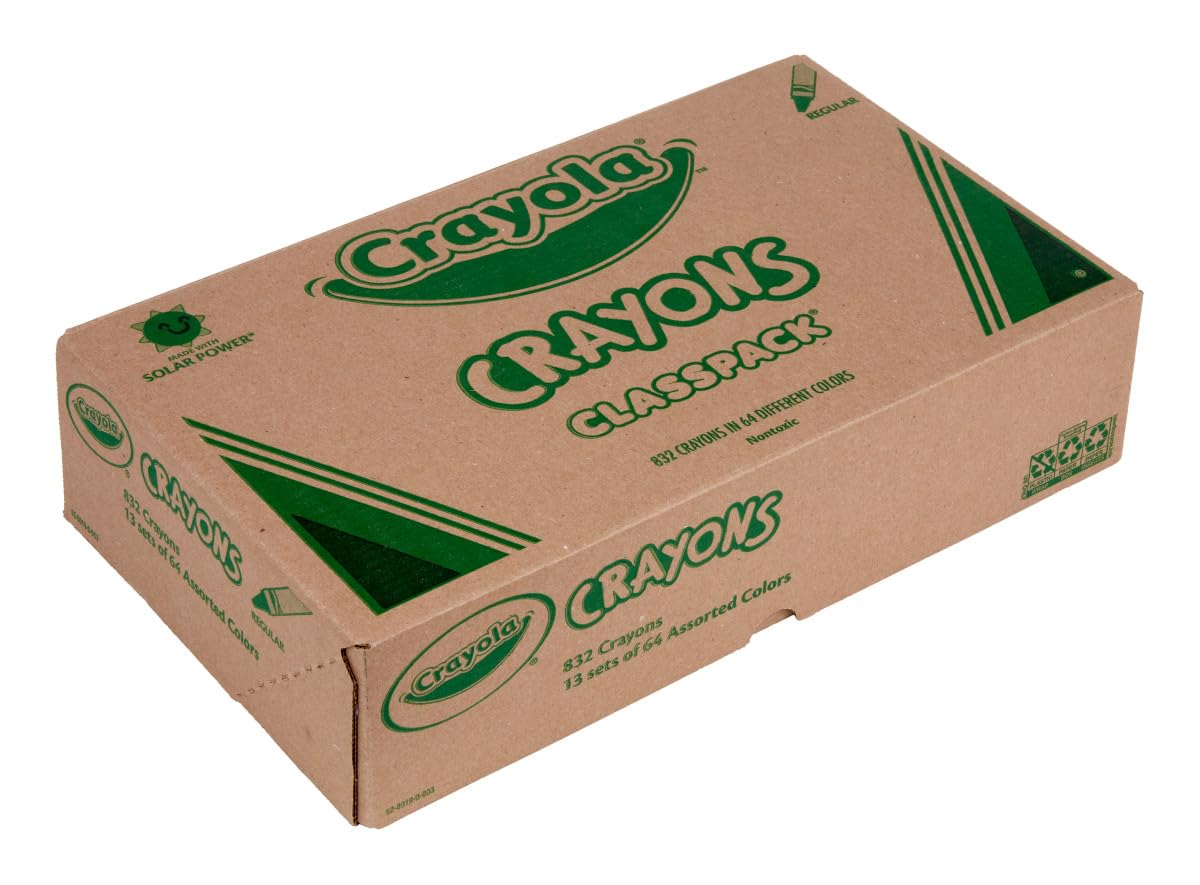 Foto 6 | Paquete De Clases Crayola Crayon (832 Unidades), Material Escolar A Granel Para Aulas, 13 Juegos De  - Venta Internac
