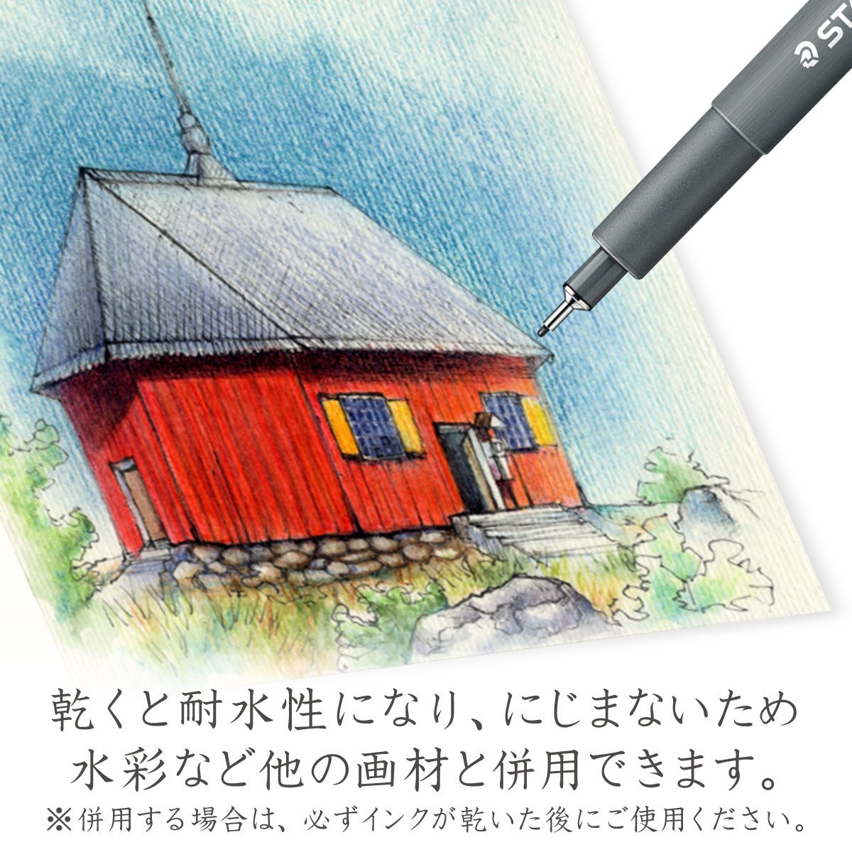 Foto 5 pulgar | Marker Staedtler Pigment Liner 308, Negro, 1,0 Mm - Venta Internacional.