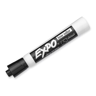 Foto 2 | Rotuladores De Borrado En Seco Expo Con Punta Cincelada, 36 Unidades, Color Negro - Venta Internacional.