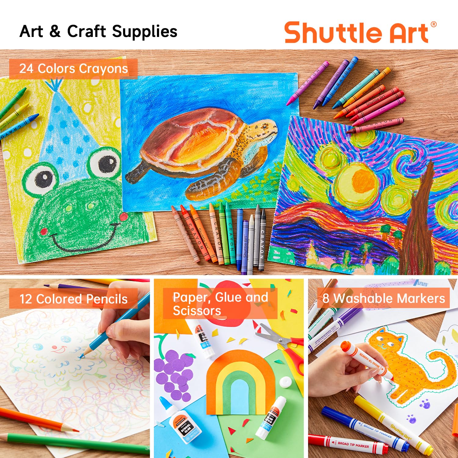 Foto 5 pulgar | Kit De Material Escolar Shuttle Art 102 Unidades Para Los Grados K-5 - Venta Internacional.