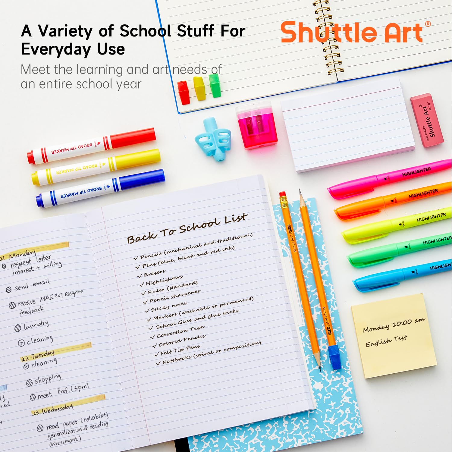 Foto 7 pulgar | Kit De Material Escolar Shuttle Art 102 Unidades Para Los Grados K-5 - Venta Internacional.