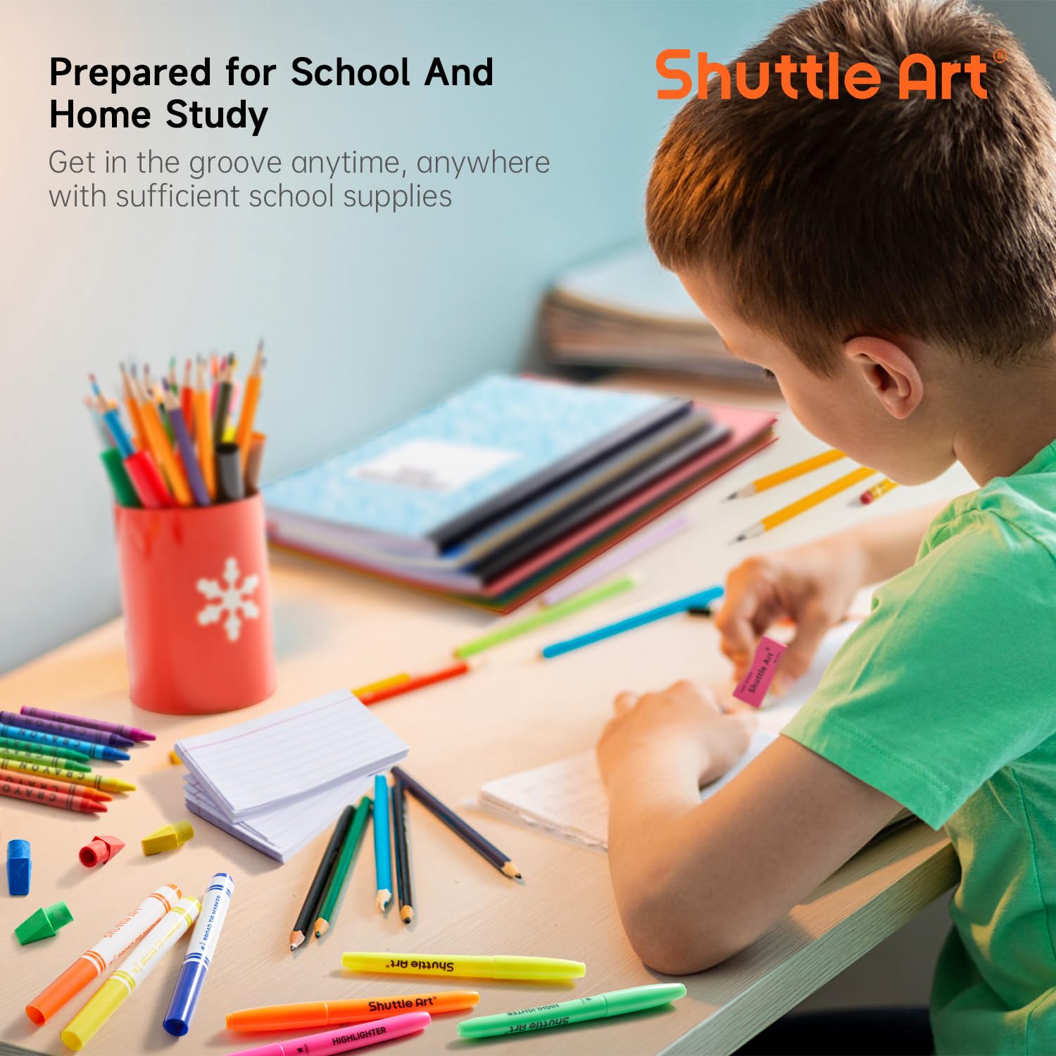 Foto 7 | Kit De Material Escolar Shuttle Art 102 Unidades Para Los Grados K-5 - Venta Internacional.