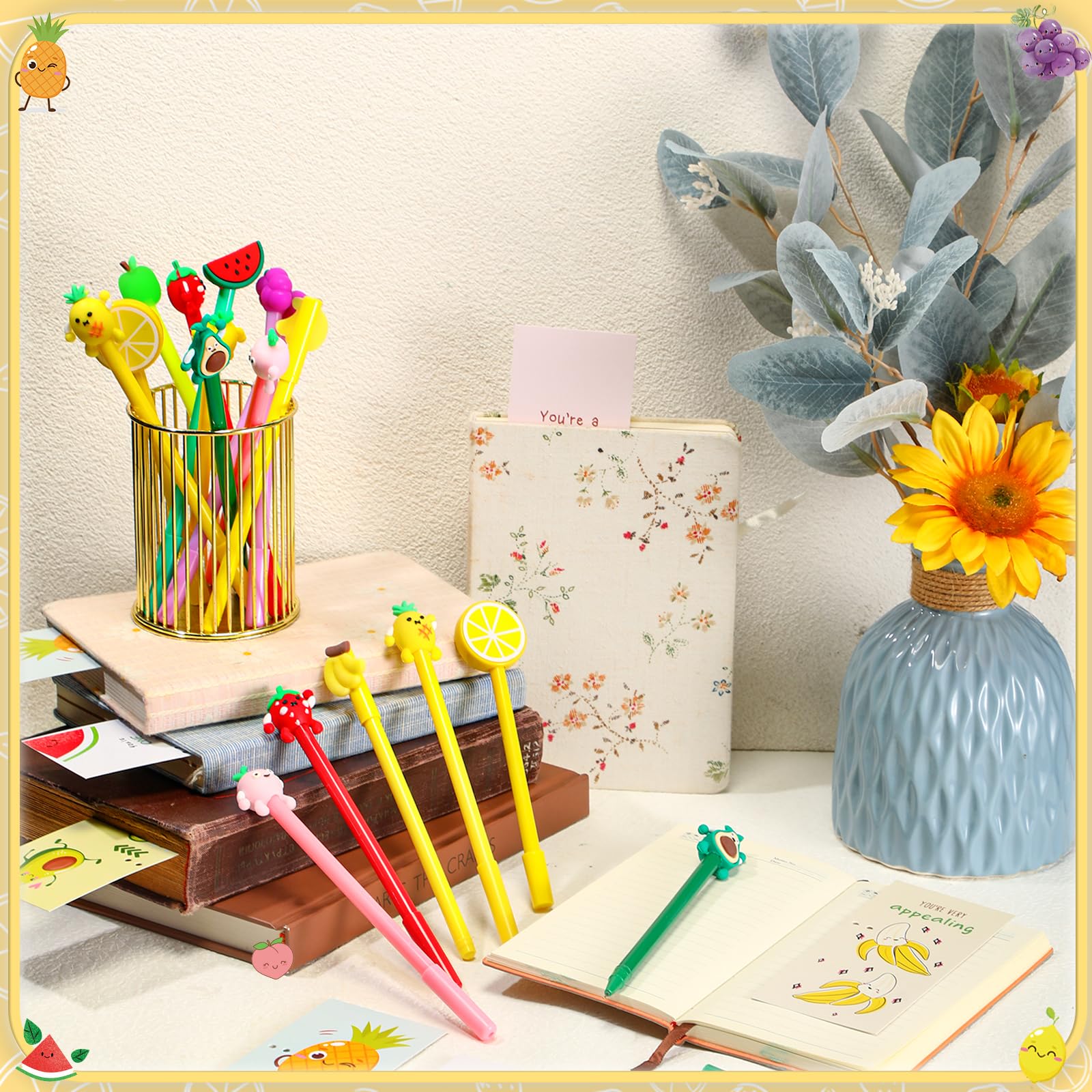 Foto 6 pulgar | Set De Regalo Spakon 36 Bolígrafos Inspiradores Con Divertidas Tarjetas Y Bolsas - Venta Internacional.