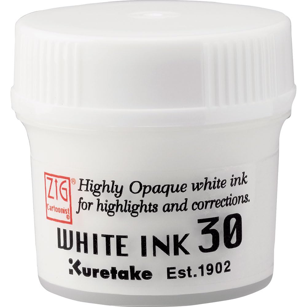 Foto 2 pulgar | Pincel Ink Kuretake Zig Cartoonist  Blanco  30 Ml  Para Bolígrafo - Venta Internacional.