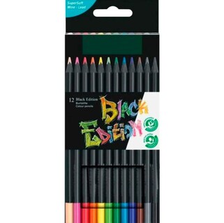Foto 1 | Set Artístico 12 Colores Super Soft Black Edition