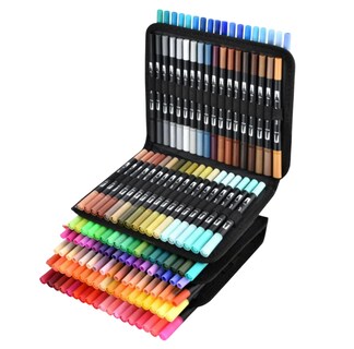 Foto 1 | Xtellar 144 Colores Aspiracionales De Plumones Doble Punta Pigmentados Y Libres De Tóxicos