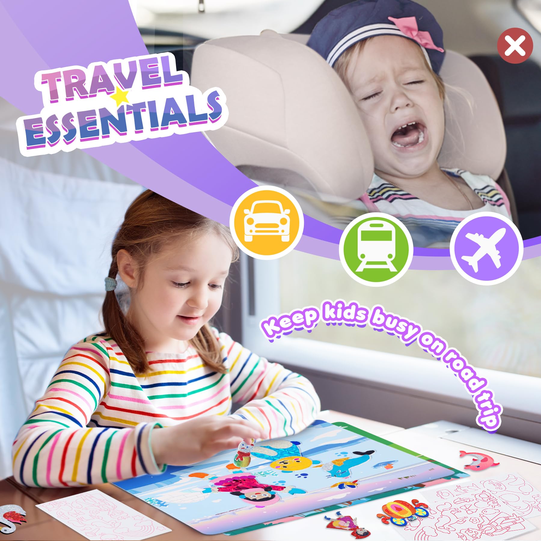 Foto 3 pulgar | Kit De Manualidades Con Lámina Urmywo Princess Para Niños De 4 A 8 Años - Venta Internacional.