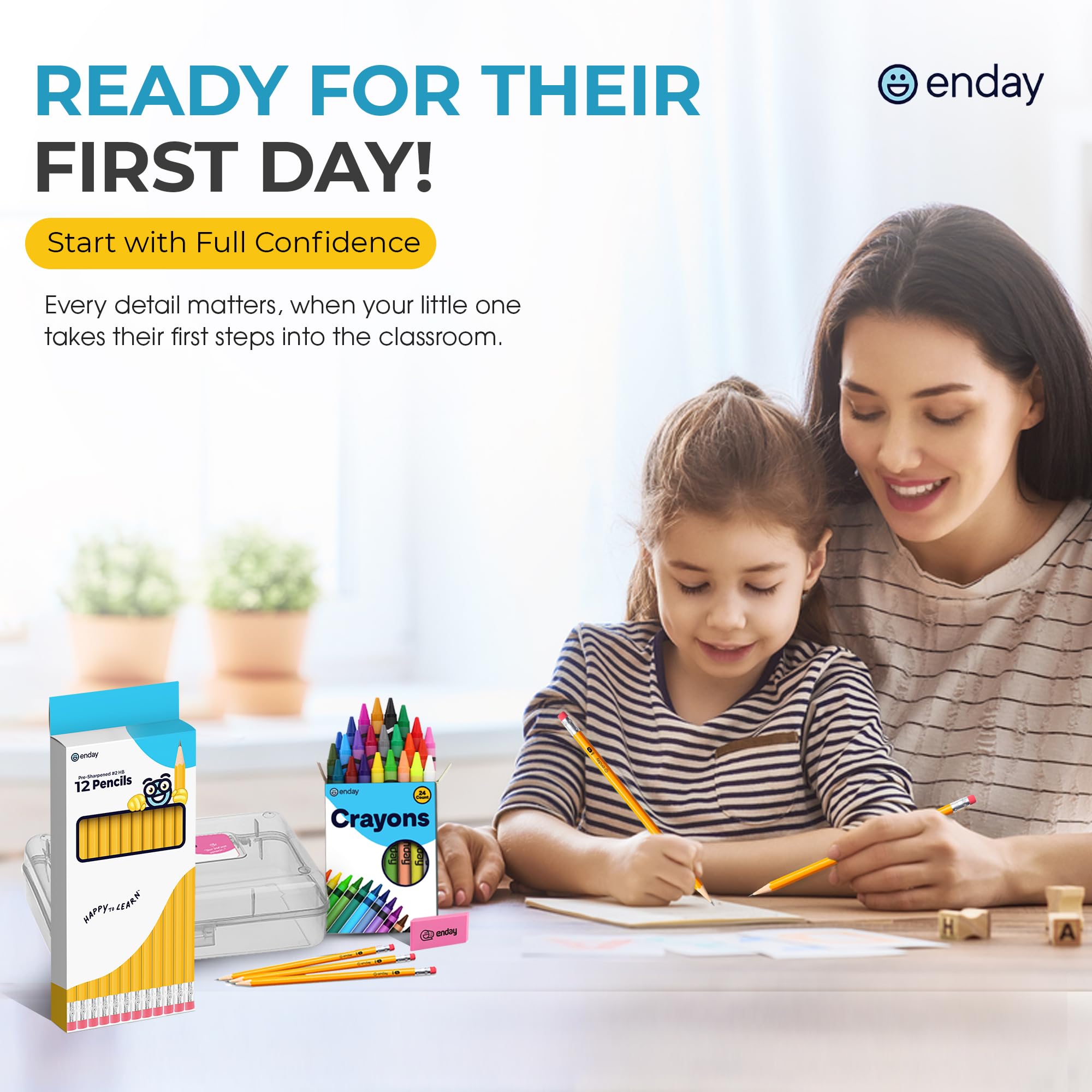 Foto 3 pulgar | Kit De Útiles Escolares Para Enday  Primer Grado Y Jardín De Infantes - Venta Internacional.