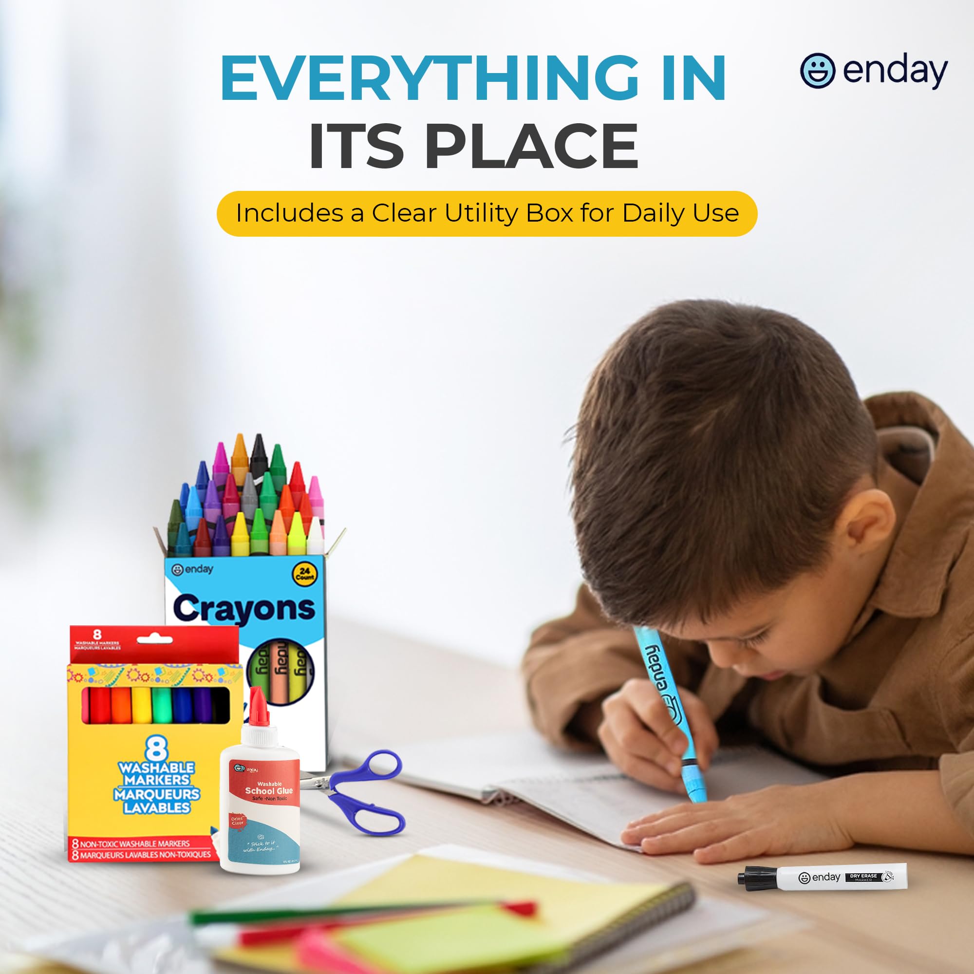 Foto 5 pulgar | Kit De Útiles Escolares Para Enday  Primer Grado Y Jardín De Infantes - Venta Internacional.