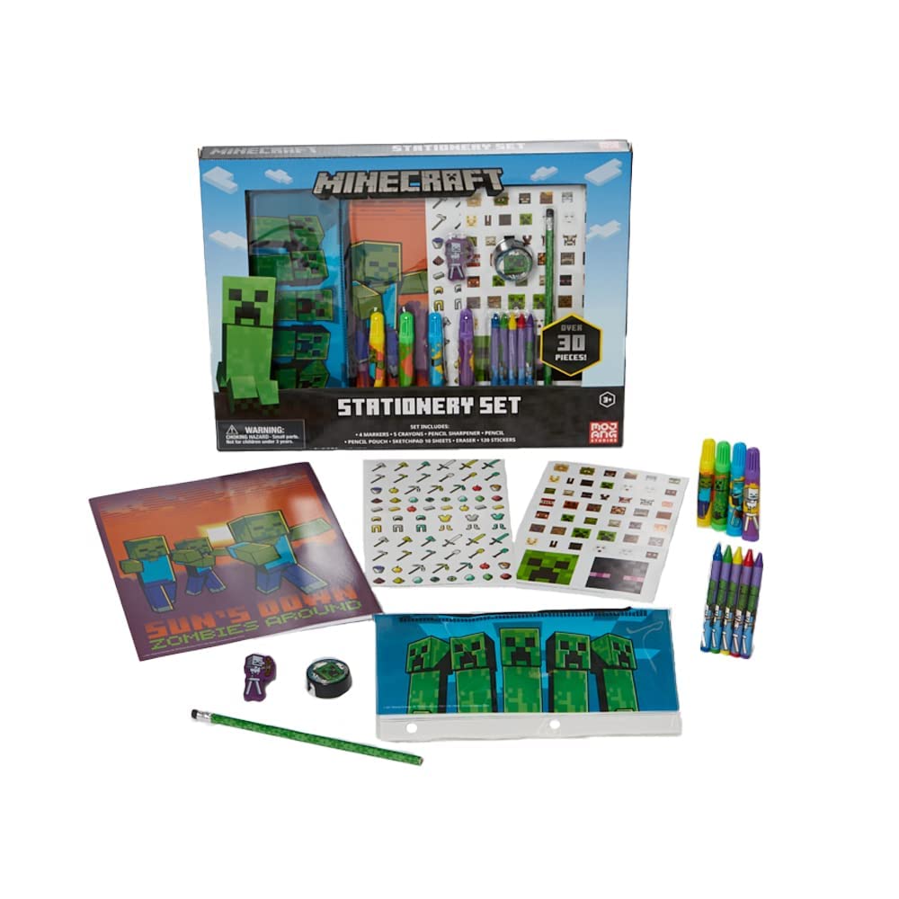 Foto 2 pulgar | Set De Arte Para Colorear Y Pegatinas  Diseños Innovadores  Mine Craft - Venta Internacional.