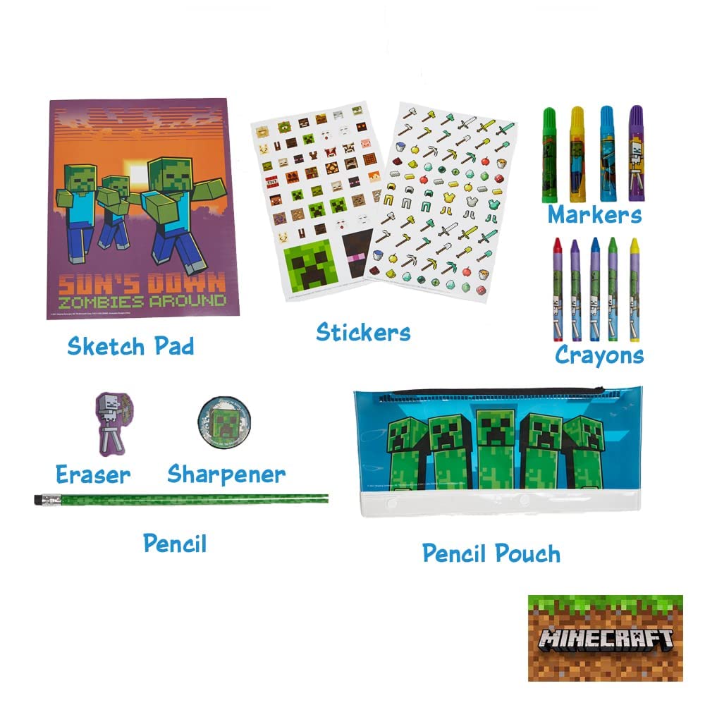 Foto 2 | Set De Arte Para Colorear Y Pegatinas  Diseños Innovadores  Mine Craft - Venta Internacional.