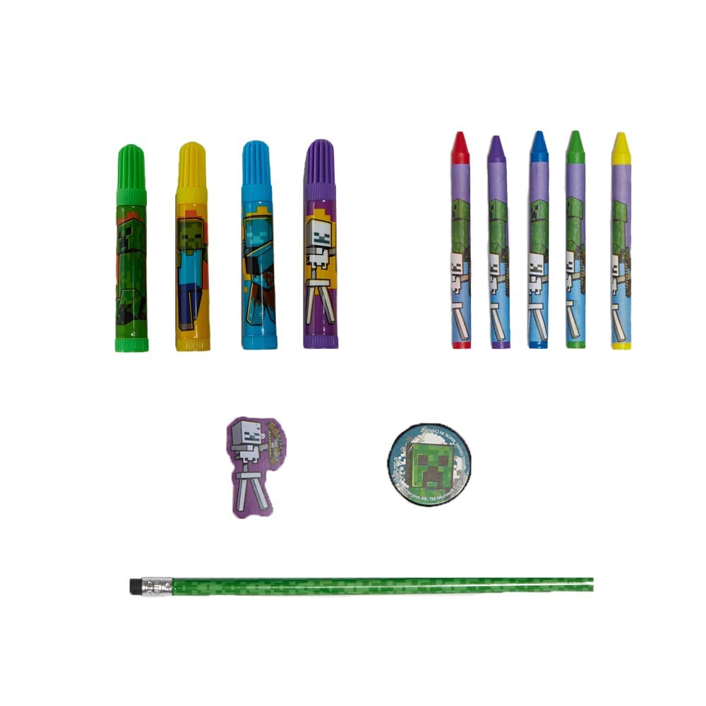 Foto 4 pulgar | Set De Arte Para Colorear Y Pegatinas  Diseños Innovadores  Mine Craft - Venta Internacional.