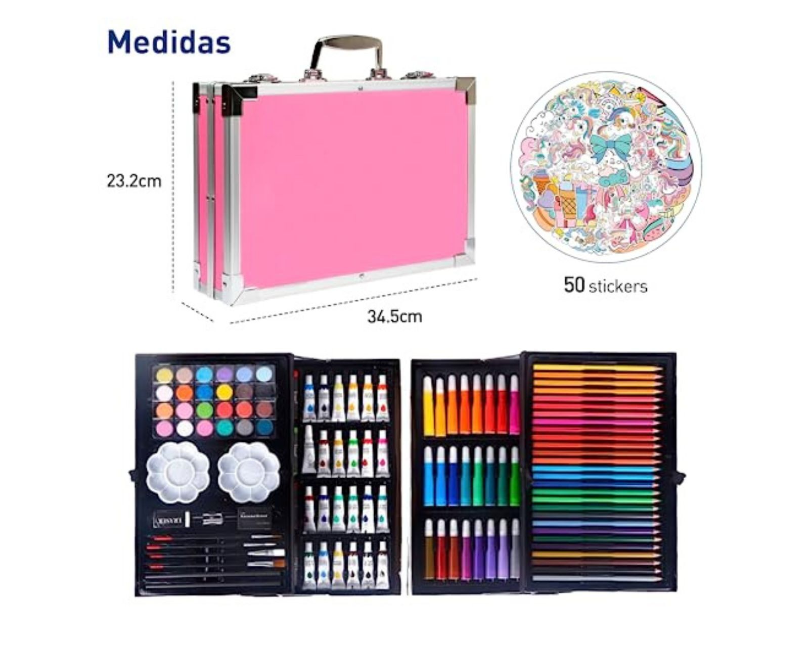 Foto 2 | Kit De Dibujo Bluelander De 145 Piezas